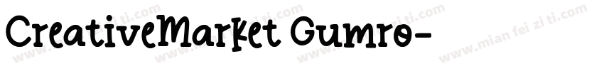 CreativeMarket Gumro字体转换
